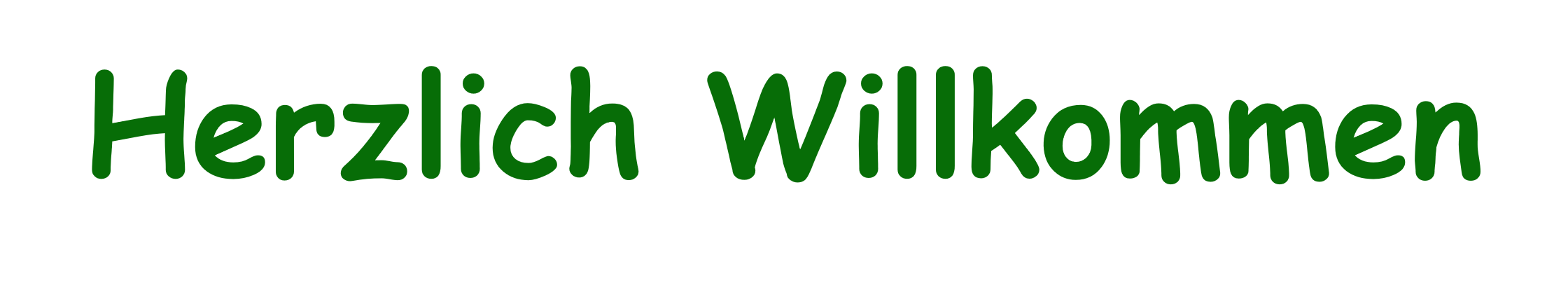 Herzlich Willkommen