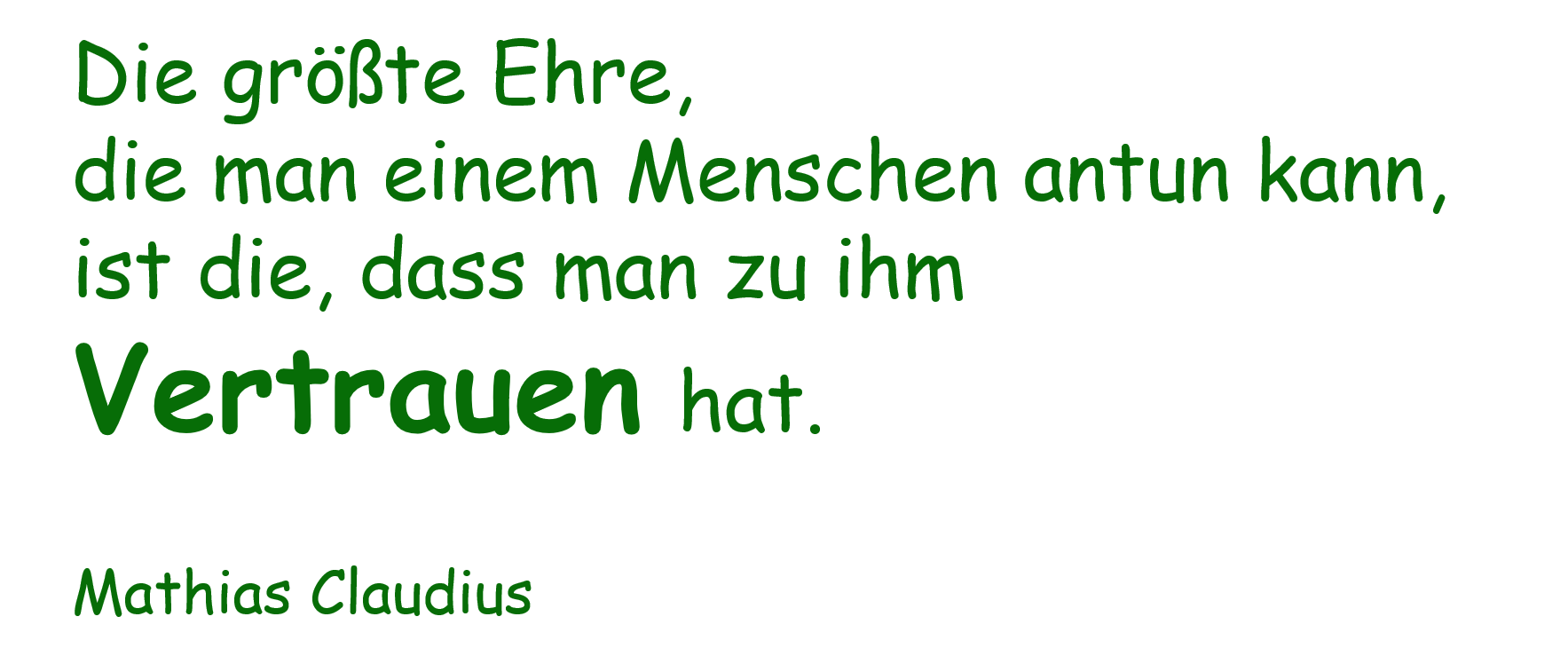 Vertrauen